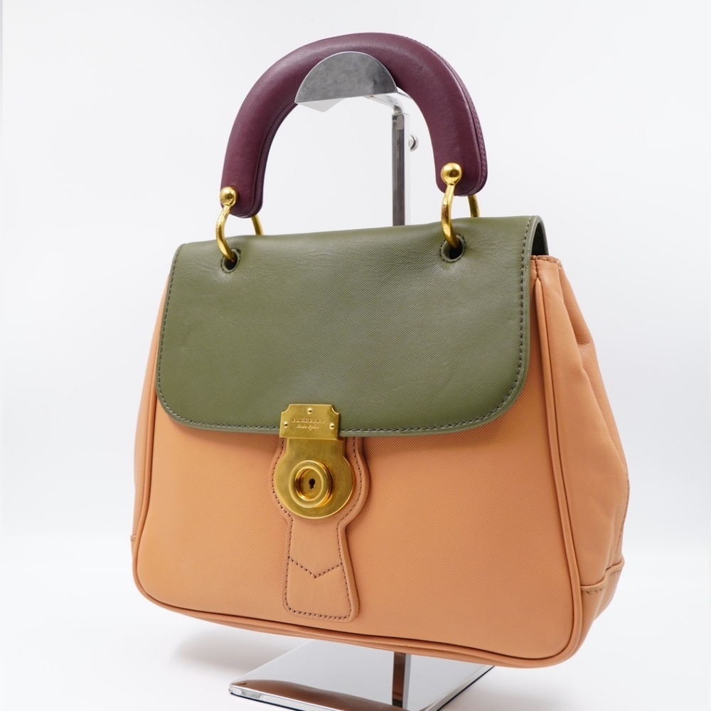 (MT351) Burberry DK88 Top Handle Bag Multiple colors - Picture 2 of 16